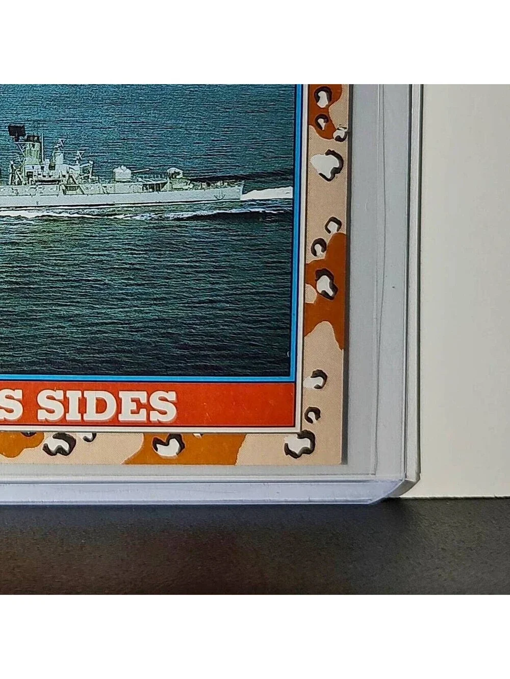 USS Sides 1991 Topps Desert Storm #126 Card